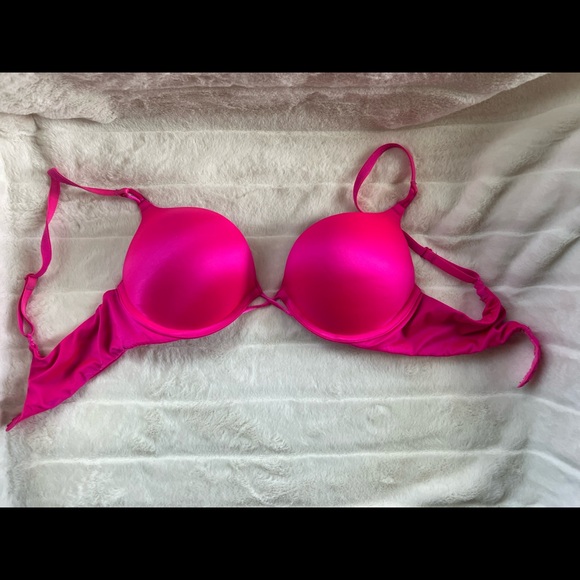Victoria’s Secret bombshell plunge hot pink 34B - Picture 1 of 3
